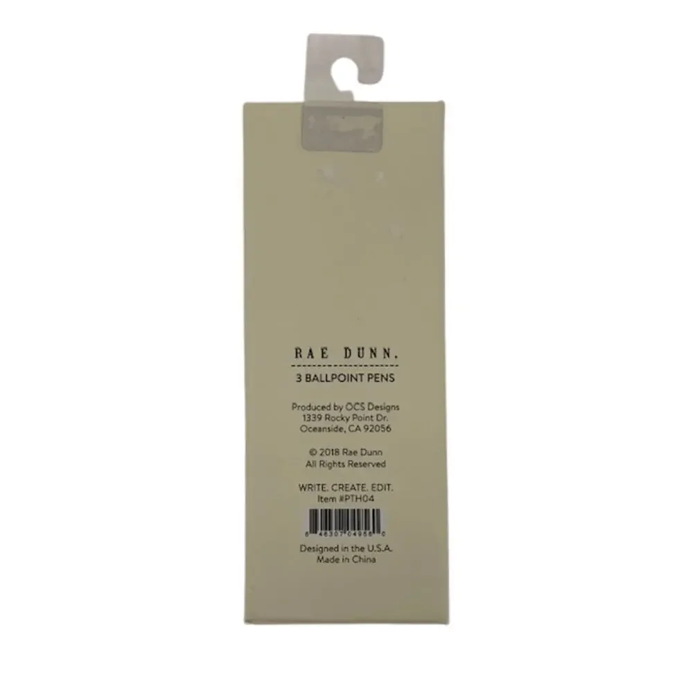 RAE DUNN Ballpoint Pen Set | Write, Create, Edit